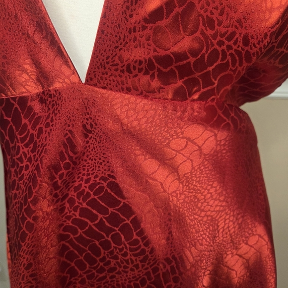 Hello Molly Vibrant Red Textured Dress Size Xl NWOT. - Picture 5 of 10